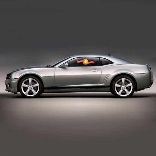 2010-2015 Chevrolet Camaro SS RS LS Rocker rayas pegatinas Calcomanías gráficos
