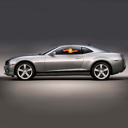 Kit de pegatinas de vinilo con franjas contorno para paneles laterales Chevrolet Camaro 2010-2015