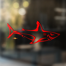 Calcomanía Universal de Vinilo Smiling Shark_2