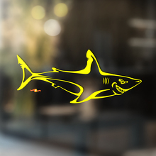 Calcomanía Universal de Vinilo Smiling Shark_4