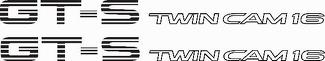 Calcomanías adhesivas de vinilo GT-S Twin Cam 16 AE86 - JUEGO de 2
