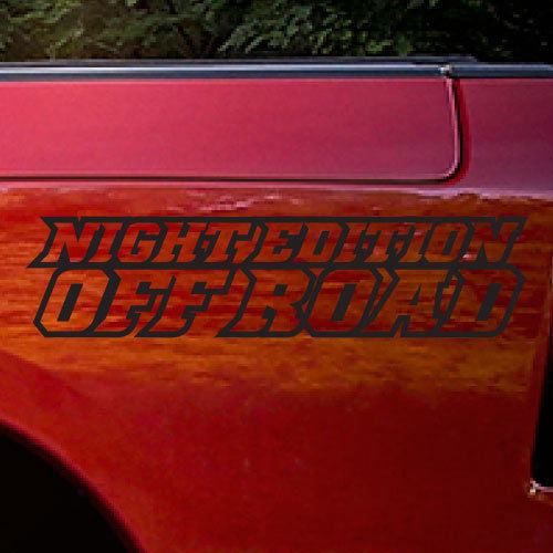 Calcomanías Laterales Off Road Edición Noche para Dodge Ram Rebel 2015-2017