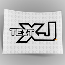 Calcomanía de Vinilo con Texto Personalizado Senderos Todoterreno Escalada de Rocas 4x4 para Jeep Cherokee XJ 3