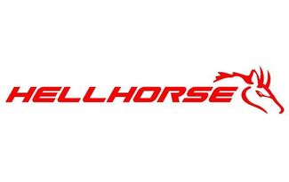 Hellhorse - Pegatina de vinilo Mustang - Rojo - Ford Race Car Cobra GT V8 V6