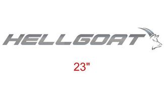 Hellgoat - Banner - Pontiac GTO Vinilo Calcomanía - GM LS Goat 6.0 5.7 Plata