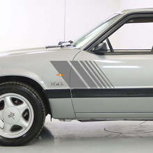 Kit de pegatinas de vinilo con franjas laterales tipo estroboscópico para Musclecar Mustang 1979-93_2