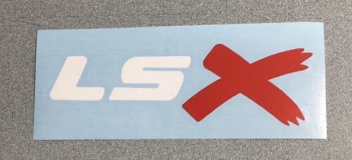 Etiqueta engomada de la calcomanía LSX [cualquier color]
