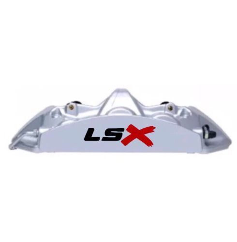 LSX Brake Caliper Etiqueta engomada de vinilo de alta temperatura (cualquier color)
