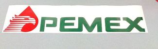 Calcomanía de vinilo para gasolinera Pemex México (cualquier color)