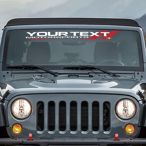 Calcomanía de vinilo para parabrisas Mopar Motorsport