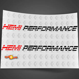 Calcomanía para capó HEMI PERFORMANCE compatible con Dodge Ram 5.7L V8 1500 2500 18 pulgadas X 1 pulgada