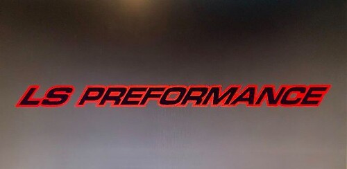 Calcomanías adhesivas para capó LS PERFORMANCE OUTLINE SERIES para Chevy, GMC, Silverado, Sierra

