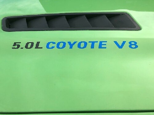 2x 5.0L COYOTE V8 Hood sticker calcomanías emblema Ford F150 Boss Mustang 1