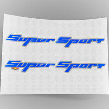 Juego de pegatinas de vinilo Super Sport para Chevrolet Camaro SS_2