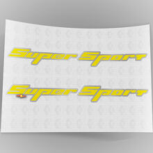 Juego de pegatinas de vinilo Super Sport para Chevrolet Camaro SS_4