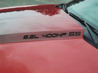 2010 -2016 Camaro Hood Scoop Calcomanías gráficas HP