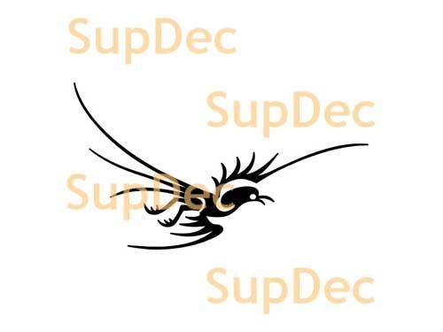 Pájaro vinilo arte pared ventana baño pegatina calcomanía extraíble #1
