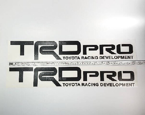 Calcomanía de vinilo lateral TRD Pro para Toyota Tundra