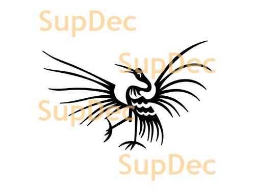 Pájaro vinilo arte pared ventana baño pegatina calcomanía extraíble #3
