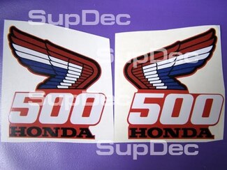 2x pegatinas de calcomanías Honda 500
