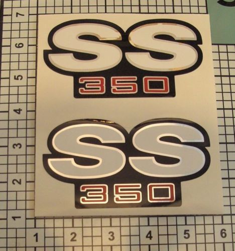 Pegatina de vinilo lateral con logotipo SS 350 para Chevrolet Camaro SS