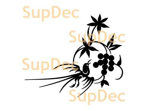 Vinilo artístico para pared, ventana, baño, pegatina extraíble #5
