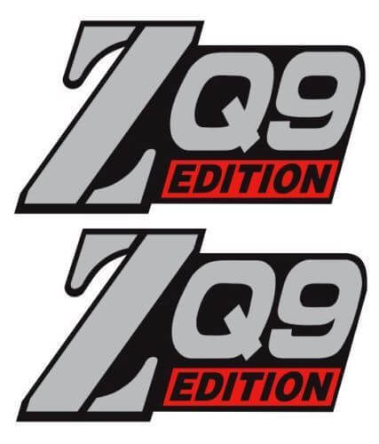 Juego de adhesivos de vinilo edición ZQ9 para Chevy S10 GMC Sonoma