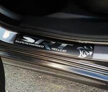 Juego de vinilos para umbral de puerta estilo SRT Hellcat para Dodge Challenger Charger_2