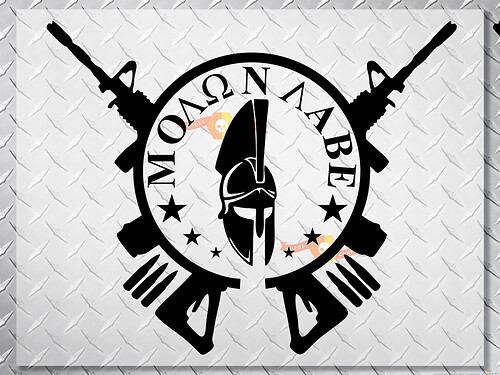 Pegatina de vinilo con capucha del casco espartano Molon Labe para Jeep Wrangler