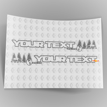 Juego de 3 Vinilos Adhesivos para Capó Off Road para Jeep Wrangler Unlimited 2