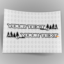 Juego de 3 Vinilos Adhesivos para Capó Off Road para Jeep Wrangler Unlimited 3