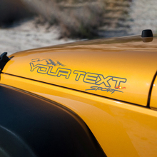 Par de pegatinas de vinilo para capó de Jeep Wrangler Unlimited Off Road
 2