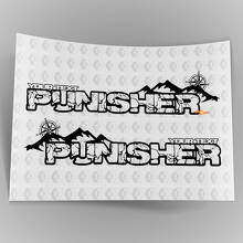 Kit de Calcomanías Laterales de Vinilo para Capó Estilo Punisher Personalizado para Jeep Wrangler_4