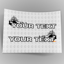 Par Jeep Wrangler Rubicon Vinilo Hood Pegatinas Calcomanías Ilimitadas o TEXTO PERSONALIZADO
 4