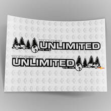 Vinilos personalizados con diseño de estilo forestal para capó de Jeep Wrangler Unlimited_4