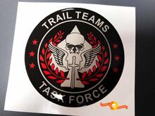 Trail Teams Task Force Call of Duty Dome Badge Emblem Resina Calcomanía 2