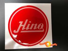 Toyota Hino Made Red Dome Badge Emblema Resina Calcomanía Pegatina 2
