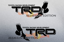 Toyota Racing Development TRD Assassin's Creed edition 4X4 lado de la cama Calcomanías gráficas pegatinas 2