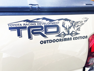 Toyota Racing Development TRD Outdoorsman Edition 4X4 lado de la cama calcomanías gráficas pegatinas