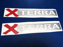 Juego de adhesivos de vinilo para portaequipajes de techo Xterra para Nissan Xterra_3
