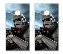Juego de Pegatinas de Vinilo para Tablero de Cornhole Inspirado en Stormtrooper_2