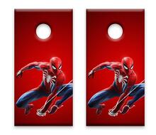 Juego de pegatinas de vinilo para tablero de cornhole inspirado en Spider-Man_2