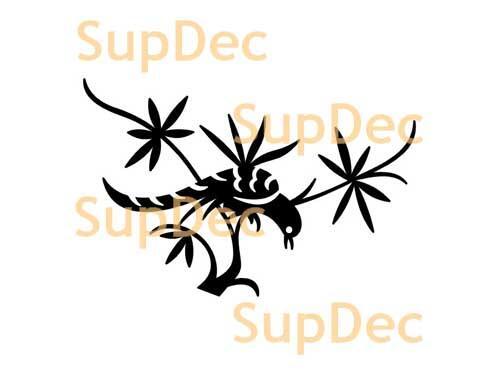 Pájaro vinilo arte pared ventana baño pegatina calcomanía extraíble #13
