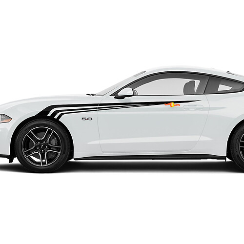 Rayas de acento del guardabarros delantero para Ford Mustang
