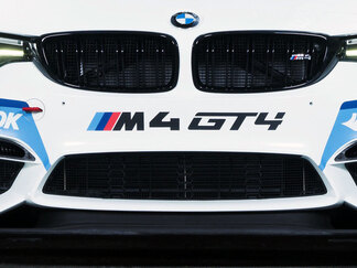 Pegatina de calcomanía de parachoques M4 GT4 BMW
