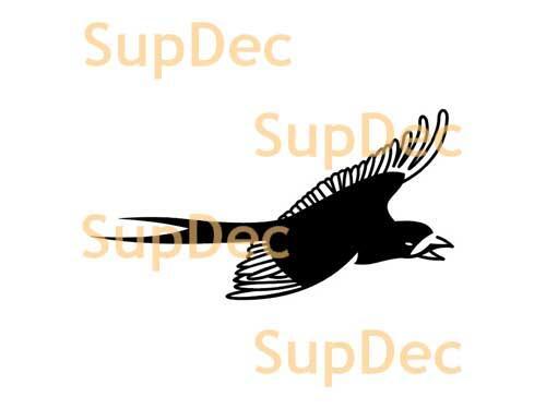 Pájaro vinilo arte pared ventana baño pegatina calcomanía extraíble #17
