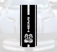 Dodge Ram Hemi 1500 2500 3500 Rebel Mopar Hood Pegatina Calcomanía Corte Vinilo Rayas Gráfico
 2