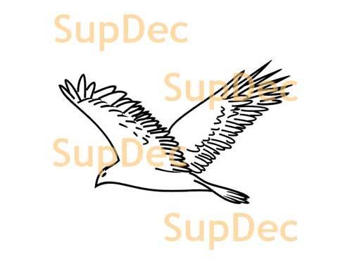 Pegatina de vinilo de arte de pájaros para paredes y ventanas, ideal para baños, removible #19.
