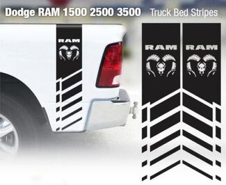 Dodge Ram 1500 2500 3500 Hemi 4x4 calcomanía camión cama raya vinilo pegatina Racing 4R