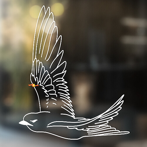 Pegatina adhesiva de vinilo universal Common Swift